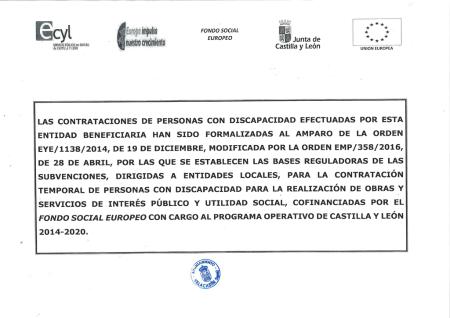 Imagen Resolución del Servicio Público de Empleo de Castilla y León para contratación de personas con discapacidad