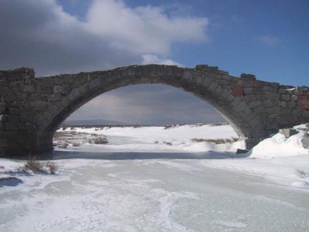 Imagen Nieve en el Puente